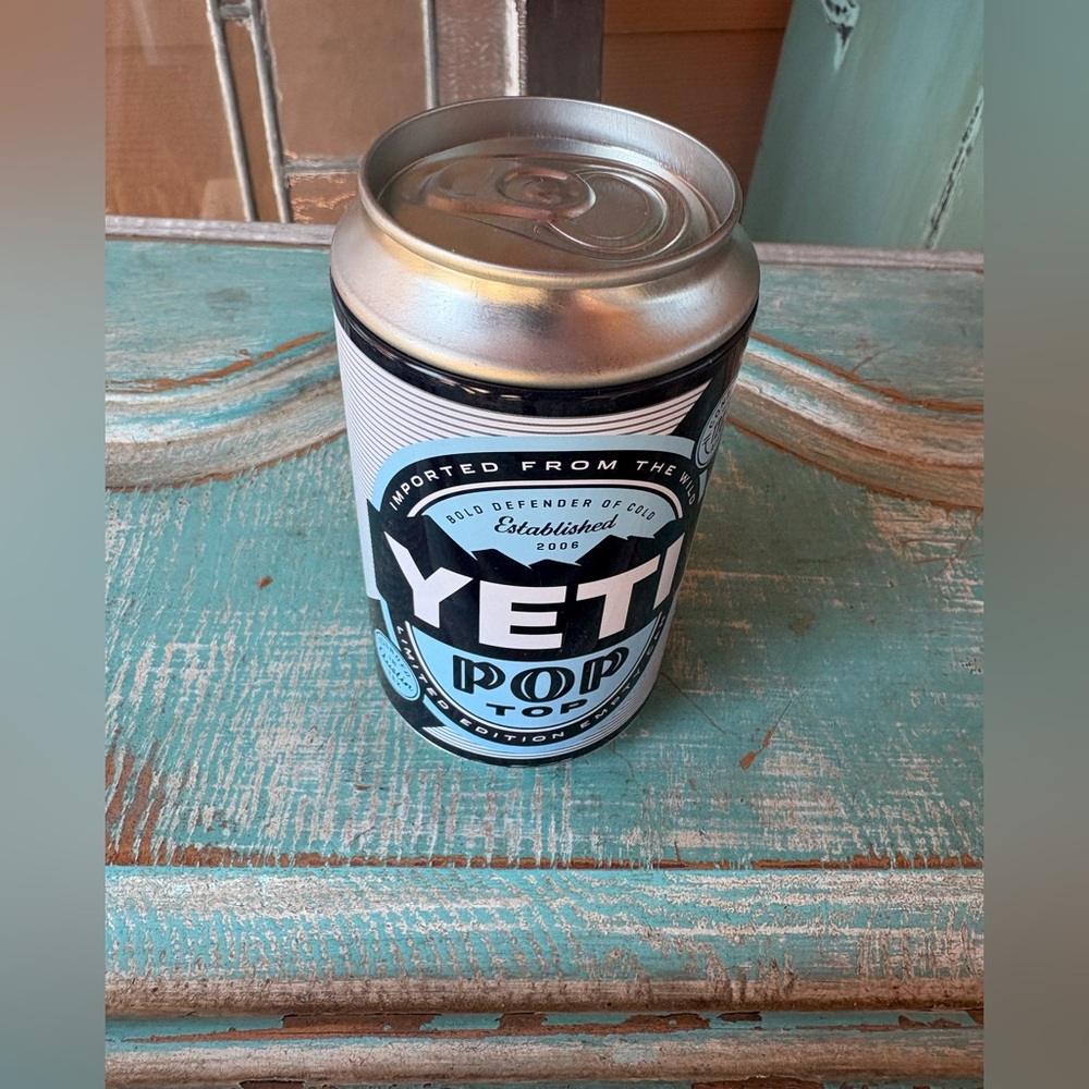 Yeti Limited Edition Pop Top Storage Can Hiding Spot Beach Travel Money Bank